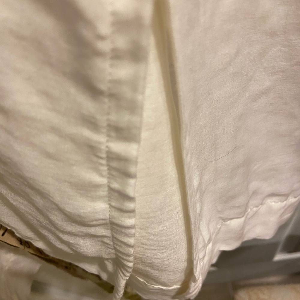 Tommy Bahama Cream Tunic Bathing Suit Coverup Small EUC Cotton/silk - Picture 8 of 8
